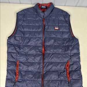 Johnnie-O Men's Navy Puffer Vest